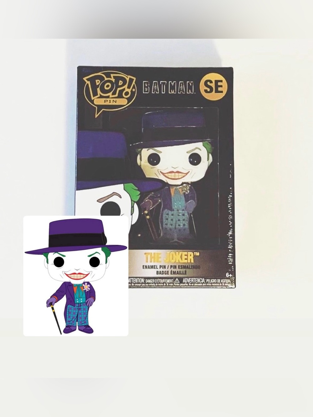 Funko POP! Pin: DC Comics Joker (Special Edition)